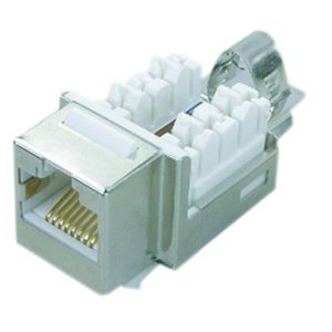 Doos a 5st. Modulair chassis Female snapin RJ45 cat5e