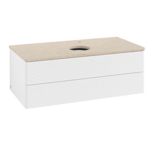 Wastafelonderkast Antao 1000x360x500mm White Matt Lacquer K20153MT