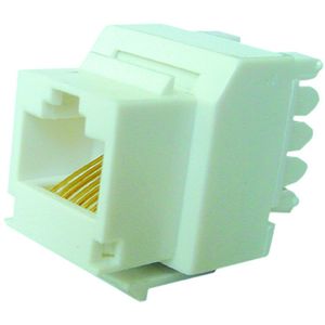 Doos a 5st. Modulair chassis Female snapin RJ45 cat6 18GR.