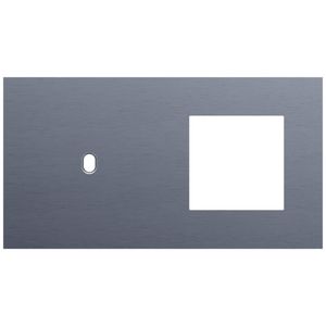 Afdekplaat 2-voud horiz. 71mm centerafst. 226-57805