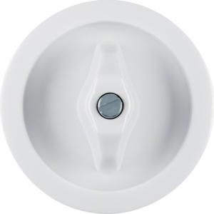 Centraaldoos met draaiknevel berker 1930 polarwit