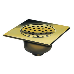 Messing vloerput 200x200mm OU.