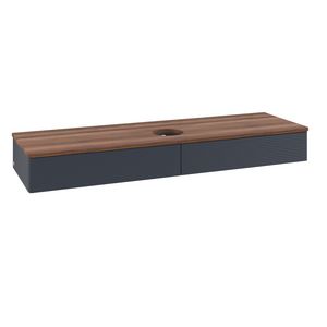 Wastafelonderkast Antao 1600x190x500mm Mid.Blue Matt Lacquer L14112HG