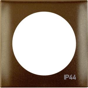 Afdekraam 1-v voor schak./imp.dr. berker Integro bruin