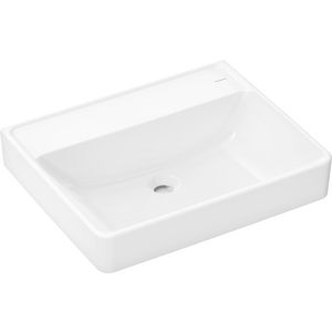 Wastafel 600x480mm zonder kraangat zonder overloop SmartClean wit Xanuia Q
