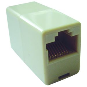 Doos a 5st. Modulair koppeldeel Female-Female RJ45 1-8 Recht