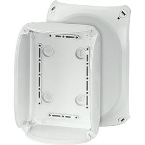 L. beh. IP66 97x150x62mm Wand glad o.d. deksel Grijs VVE=5