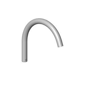 Uitloop 220mm, 25,2l/min. Champagne gebors. (22kt Goud)