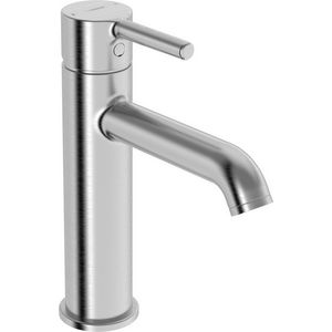 Style, Wastafelkraan, Eengreeps, brass, Roestvrij staal, 1