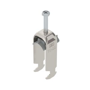 Beugelklem 2056 2-vdg 16-22mm rvs A2 1.4301 blank VVE=50