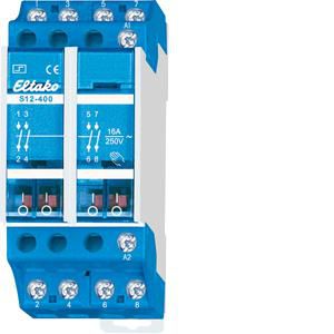 Impulsrelais 4 NO 16A/250V AC. Stuurspanning 230VAC