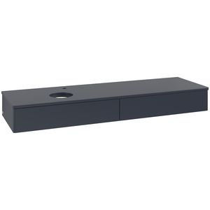 Wastafelonderkast Antao 1600x190x500mm Mid.Blue Matt Lacquer L15050HG