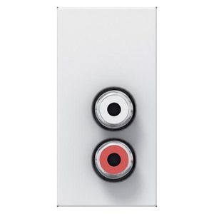 Aansluiting RCA video 2v female 1 module Mosaic