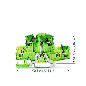 2etageklem 4-draads aardklem 2,5mm² 2002-2707/999-950 VVE=50