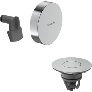 Badafvoer -vul en -overloop set Exafill kleurset chroom