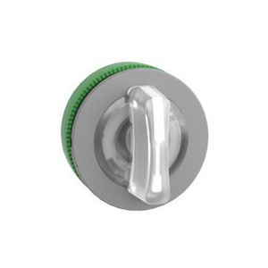 Flush mounted white illum selector switch head 3 pos