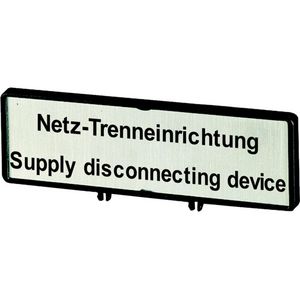 Klemmen met schild+schild Hoofdschakelaar ZFSNT61/62-P3 (taal spaans duits/engels)