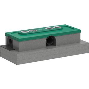 Inbouwdeel Ubox RainDrain zijuitlaat waterslot 30mm