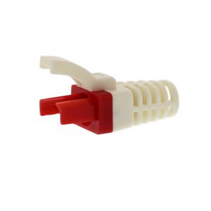 Kist a 25st. Kabelbeschermingstule 5.5mm Rood compacte RJ45