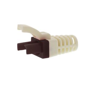 Zak a 25st. Kabelbeschermingstule 5.5mm Zwart compacte RJ45