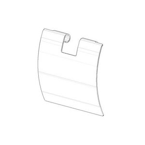 Afdekplaat voor toiletrolhouder 120x110x22mm Champagne