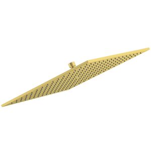 Irain regendouche square 400mm brushed gold (mat goudkleurig)