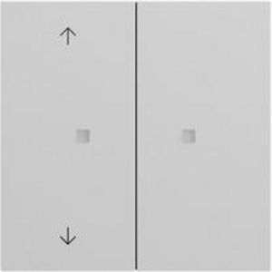 RF Multi bedieningselement-opzetstuk 2-voudig pijlen KNX System 70 gris m(gel.