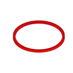Lipring daim.130 rood