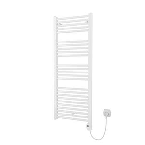 Elektrische radiator CALOR V2 SELECT 1255x500mm 500W wit 120cm snoer incl. analoge thermostaat
