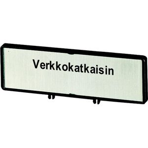 Klemmen met schild+schild Hoofdschakelaar ZFSNT66-P3 (taal Fins)