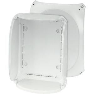 L. beh. IP66 190x260x106mm Wand glad o.d. deksel Grijs