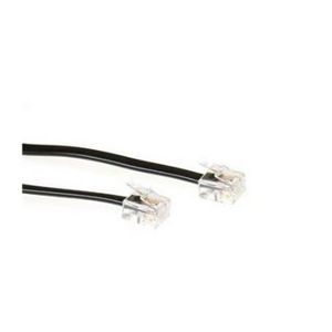 Telefoniesnoer 2xRJ11 3M zwart