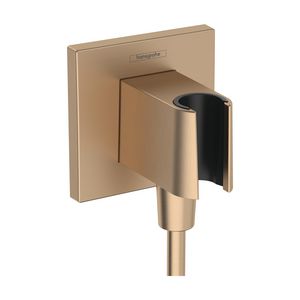 Fixfit Porter E handdouchehouder incl. muuraanslbocht brushed bronze