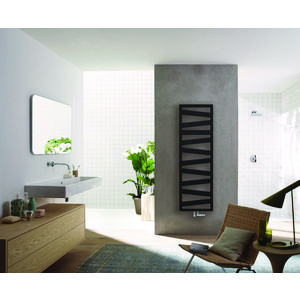 Ribbon CV badkamerradiator 965x500 398W RAL9016