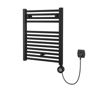 Elektrische radiator CALOR SCALA 615x500mm 300W zwart 120cm snoer incl. digitale thermostaat