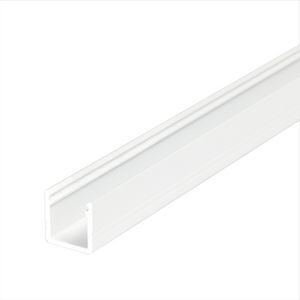 Profiel 10 opbouw 1 m1 wit geschikt voor COB ledstrips 8mm