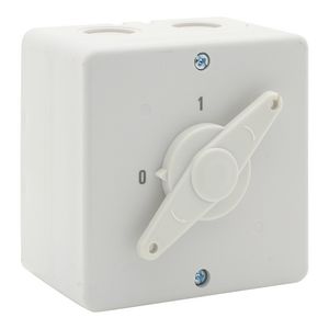 Wasmachine trekschakelaar 32A 2-polig opbouw