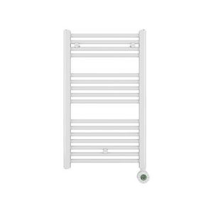 Elektr. handdoekradiator CALOR-V2 WHITE 500W 500X927mm snoer 1,2mtr + stekker incl. regeling