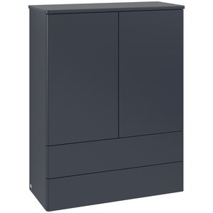 Highboard Antao 814x1039x356mm Mid.Blue Matt Lacquer K47000HG
