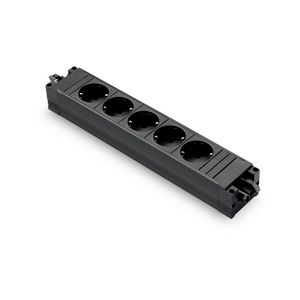 Step Base 5x 230V RA GST o.g. in/uit zwart