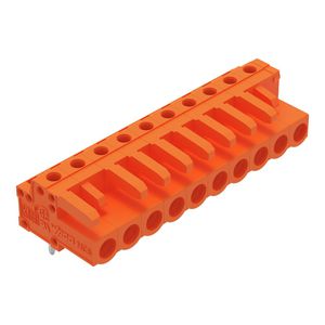 THT FE steker HA raster 5,08mm oranje 232-270 VVE=50