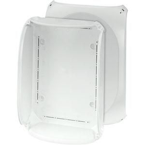 L. beh. IP66 215x320x106mm Wand glad o.d. deksel Grijs