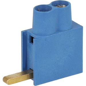 Stiftaansluitklem / distributie-klemmenblok aftak automaten blauw VVE=20