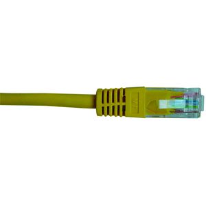 Patchkabel RJ45 Cat 5e UTP 1,5mtr. Geel