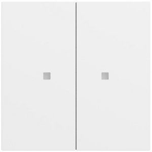 RF Multi bedieningselement-opzetstuk 2-voudig KNX System 70 zuiver wit m(gel.)