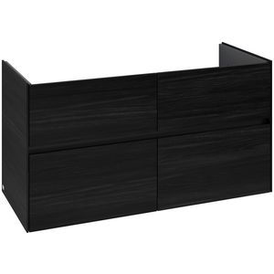 Wastafelonderkast Collaro 1161x610x480mm Black Oak C146B0AB