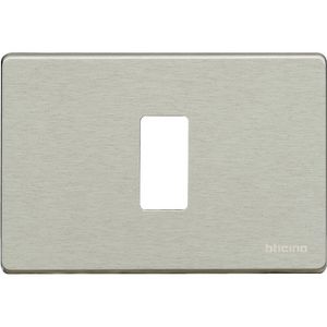 Afdekplaat Magic 1 module Aluminium VVE=10