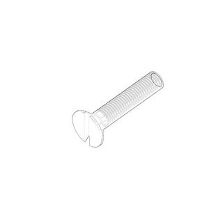 Bevestiging Verzonken schroef gleuf M4x20mm chr