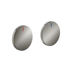 CYO Set greepsymbolen rood & blauw Dark Chrome