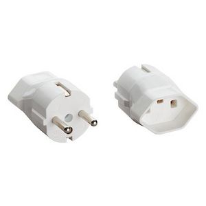 Reisstekker plug pin: RA socket: zwitsers